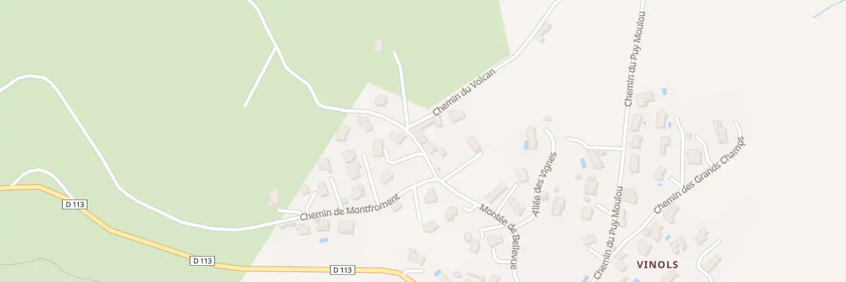 Plan du 442 Mte de Bellevue à Bard