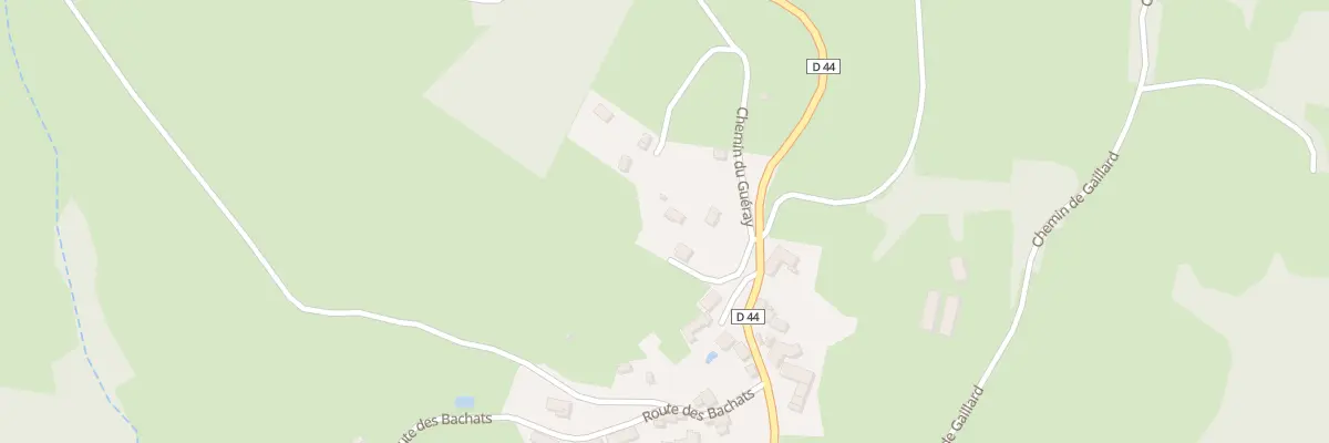 Plan du 4 Che du Guéray à Tiranges
