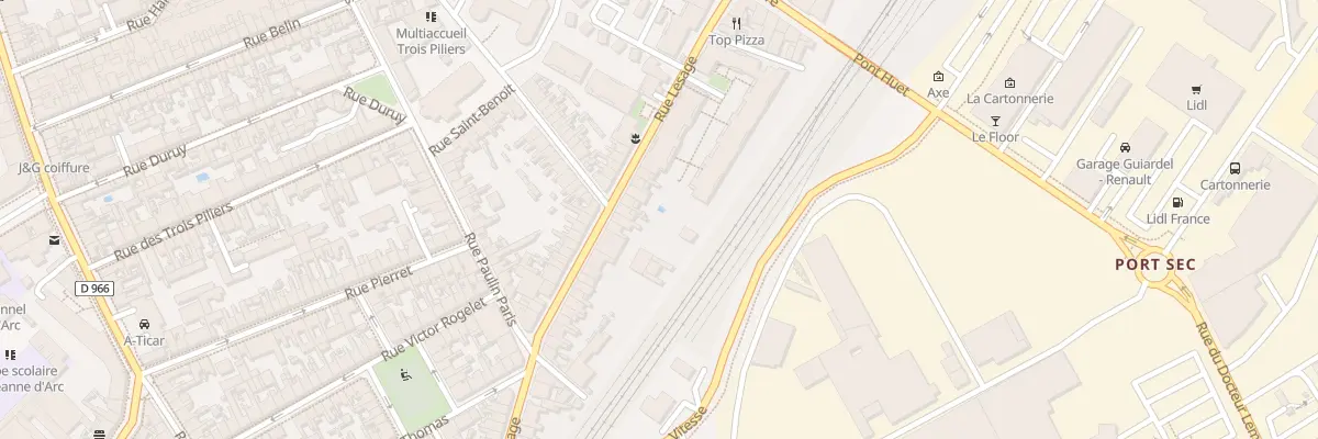 Plan du 62 Rue Lesage à Reims