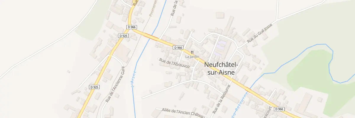 Plan du 23 Rue Principale à Neufchâtel-sur-Aisne