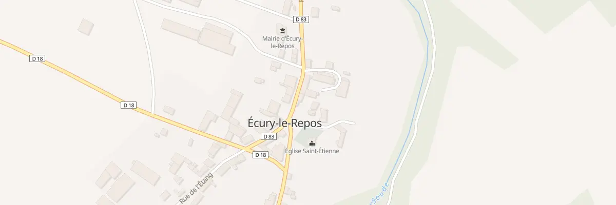 Plan du 4 Rue Jean Brion à Écury-le-Repos