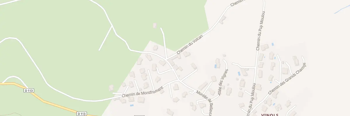 Plan du 211 Che du Volcan à Bard