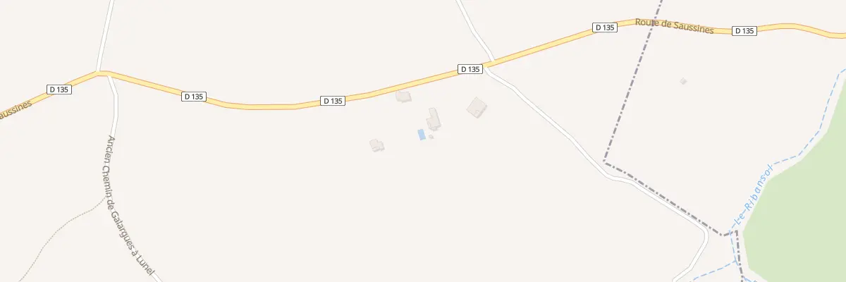 Plan du 5212 Rte de Saussines à Saint-Hilaire-de-Beauvoir