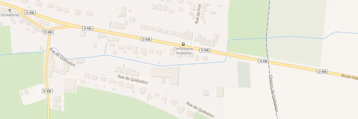 Plan du 504 Rte Nationale-le Faubourg à Cerfontaine