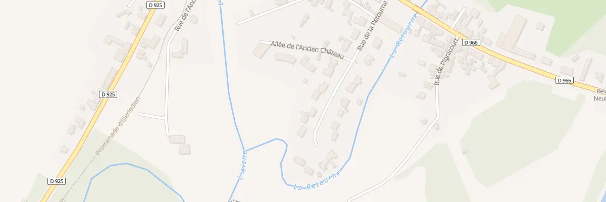 Plan du 16 Rue de la Retourne à Neufchâtel-sur-Aisne