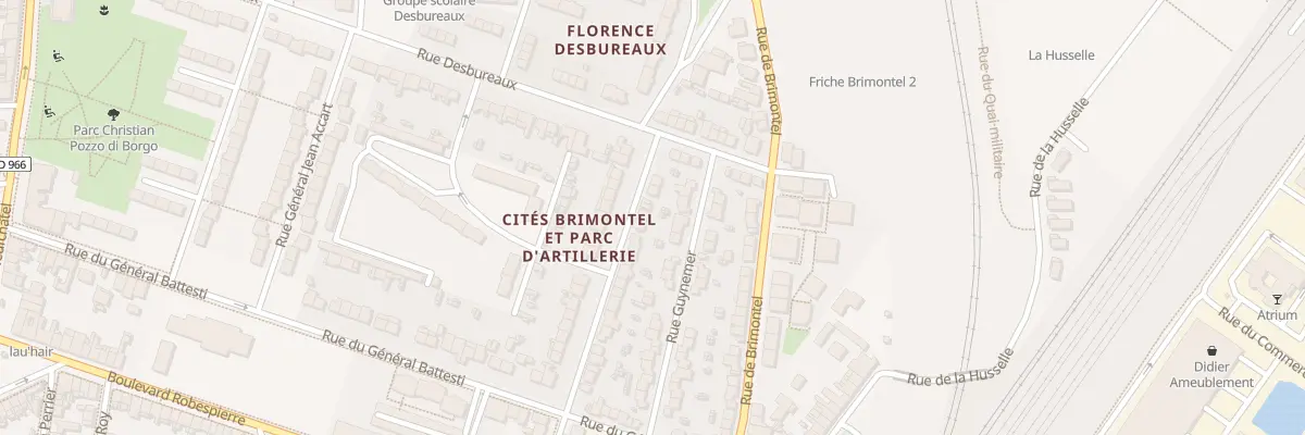 Plan du 36 Rue Brunet à Reims