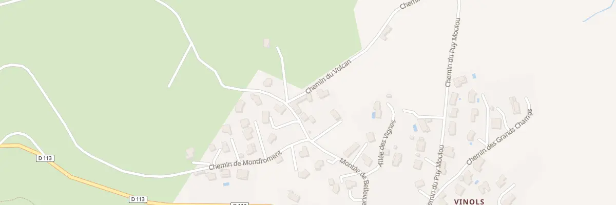 Plan du 444 Mte de Bellevue à Bard