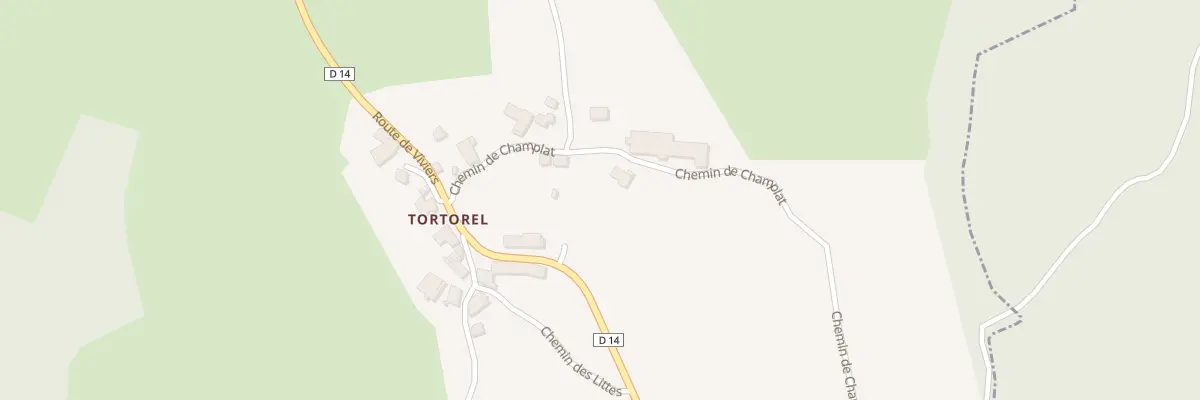 Plan du 148 Che de Champlat à Estivareilles