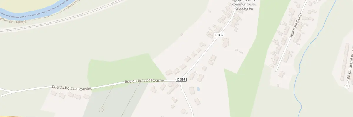 Plan du 68 Rue Paul Ronval à Recquignies
