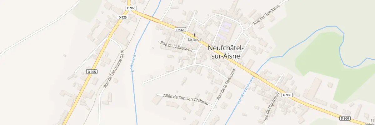 Plan du 8 Rue des Fillettes à Neufchâtel-sur-Aisne