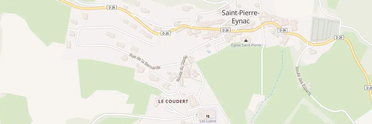 Plan du 5020 Le Bourg à Saint-Pierre-Eynac