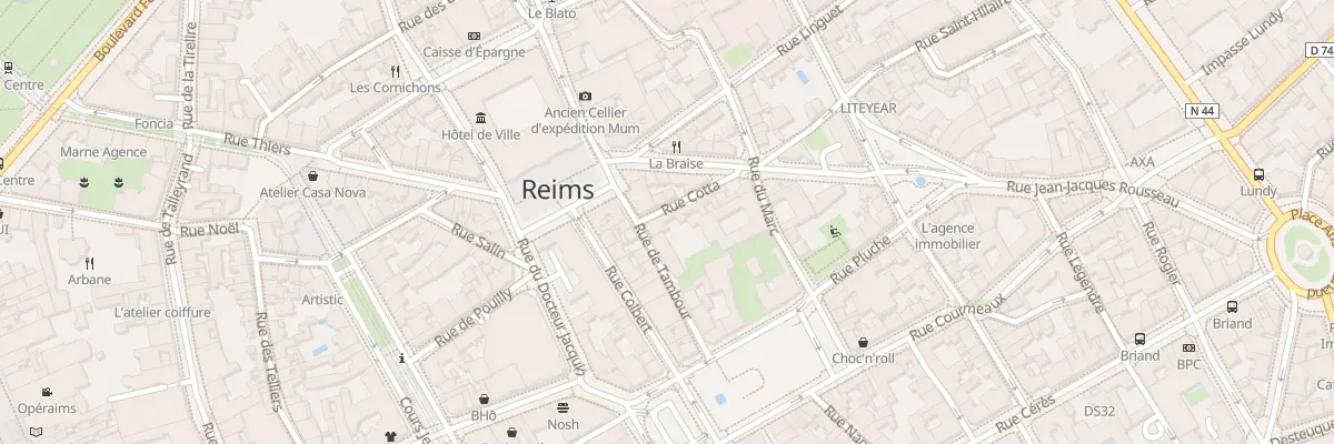 Plan du 4 Rue Cotta à Reims