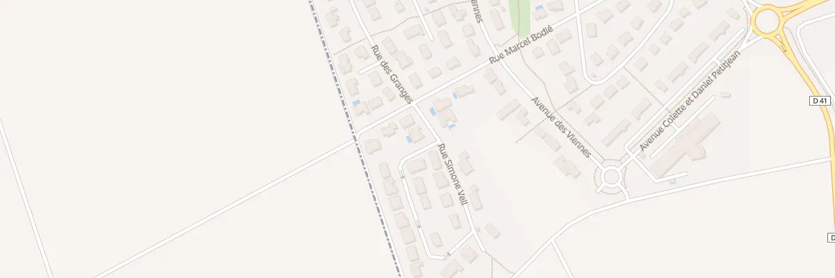 Plan du 2 Rue Simone Veil à Saint-André-les-Vergers