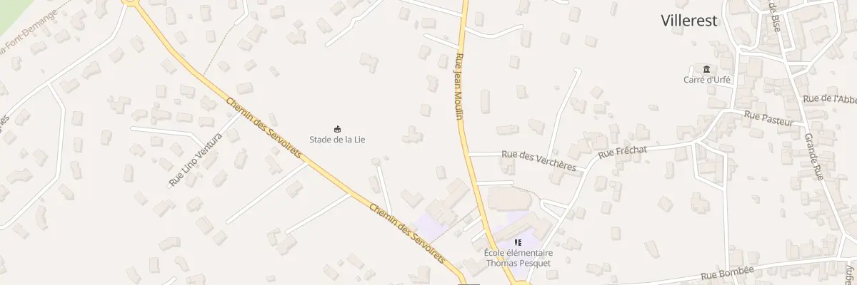 Plan du 988 Rue Jean Moulin à Villerest