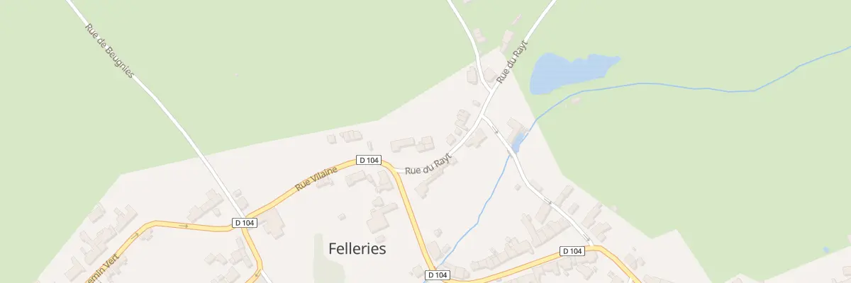 Plan du 3 Rue du Rayt à Felleries