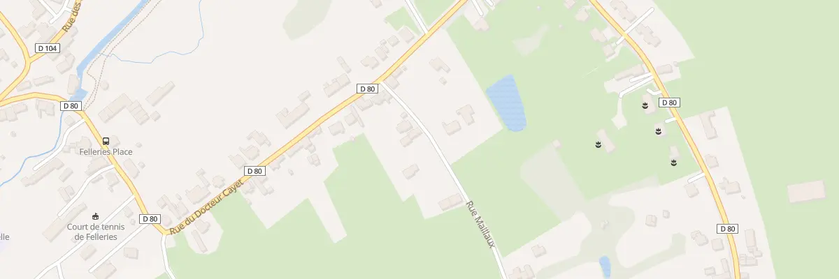 Plan du 4 Rue Maillaux à Felleries