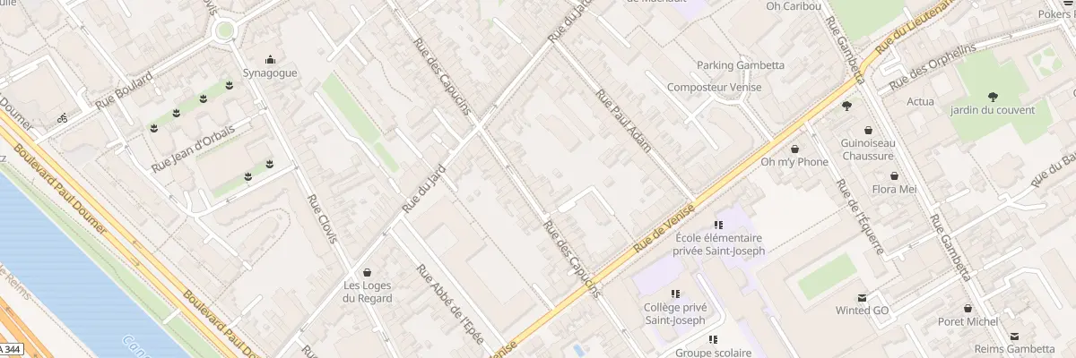 Plan du 149 Rue des Capucins à Reims