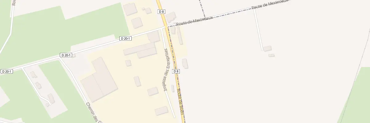 Plan du 94 Rte de Meximieux à Marcilly-le-Châtel