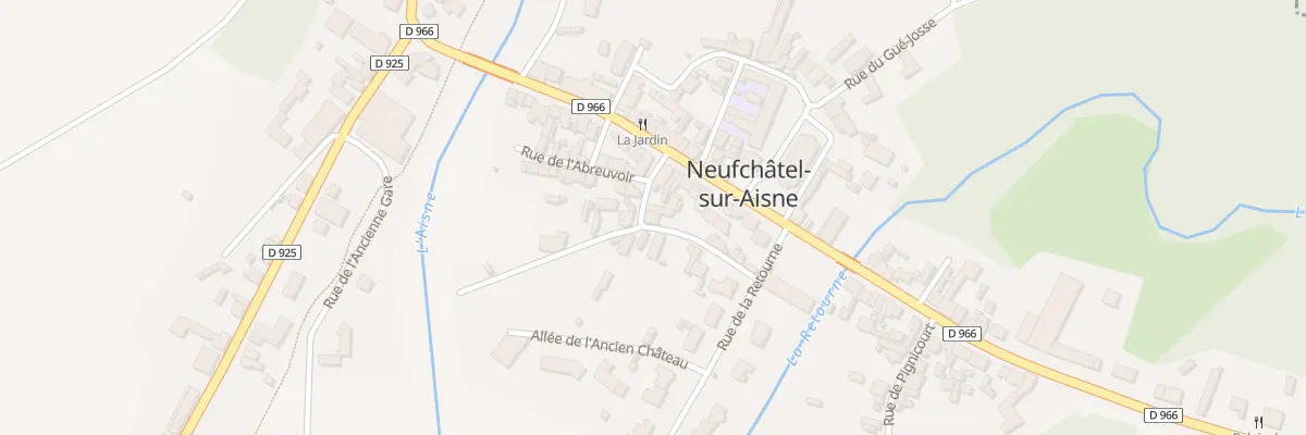 Plan du 6 Rue des Fillettes à Neufchâtel-sur-Aisne