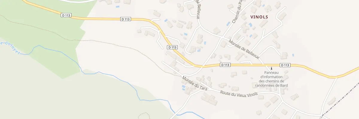 Plan du 775 Rte des Monts du Forez à Bard