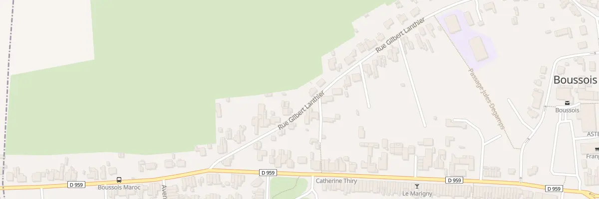 Plan du 34 Rue Gilbert Lanthier à Boussois