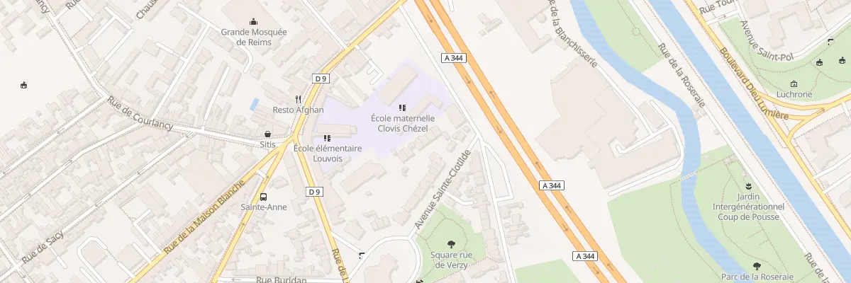 Plan du 38 Rue Ledru-Rollin à Reims