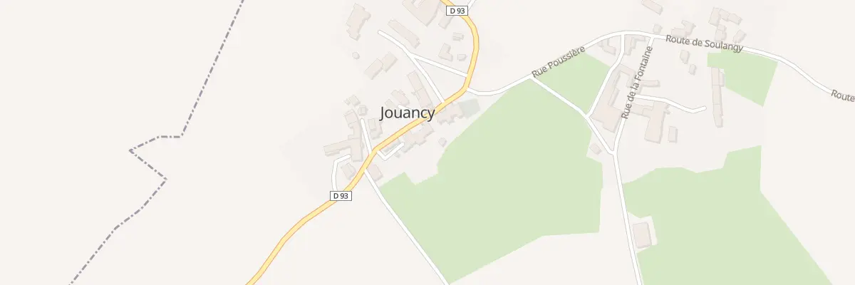 Plan du 6 Rue Poussière à Jouancy