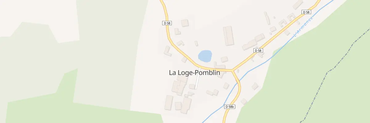 Plan du 3 Rte des Bordes Avreuil à La Loge-Pomblin