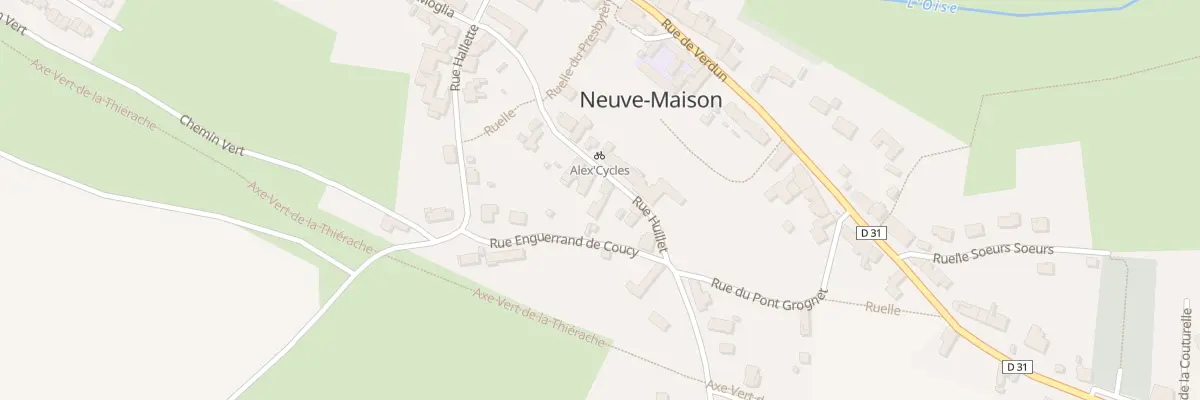 Plan du 12 Rue Huillet à Neuve-Maison