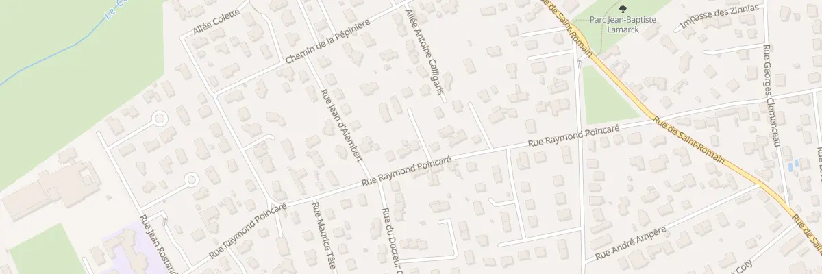 Plan du 272 Rue Raymond Poincaré à Riorges