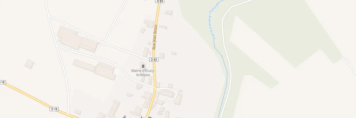 Plan du 14 Rue Jean Brion à Écury-le-Repos
