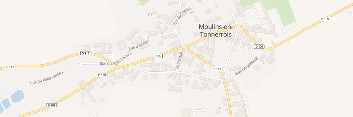 Plan du 2 Ptr Petite Rue à Moulins-en-Tonnerrois