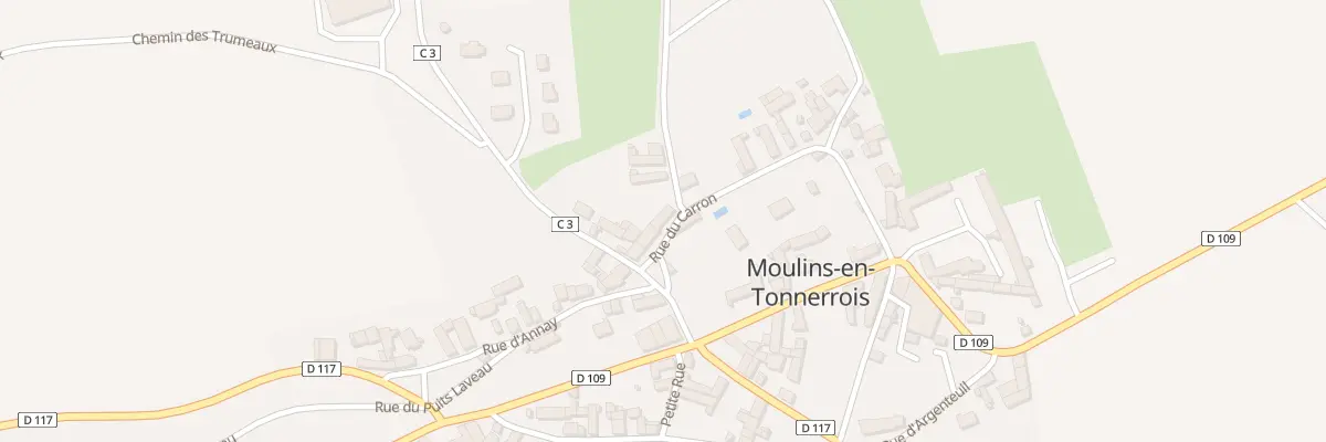 Plan du 10 Rue du Carron à Moulins-en-Tonnerrois