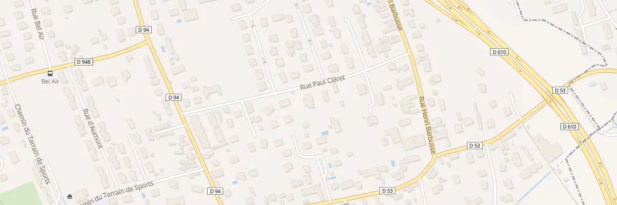 Plan du 16 Rue Paul Cleret à La Rivière-de-Corps
