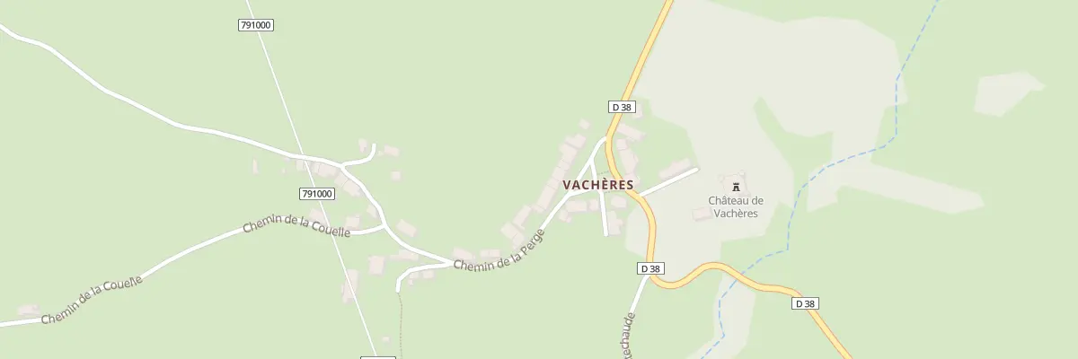 Plan du 5174 Vacheres à Présailles