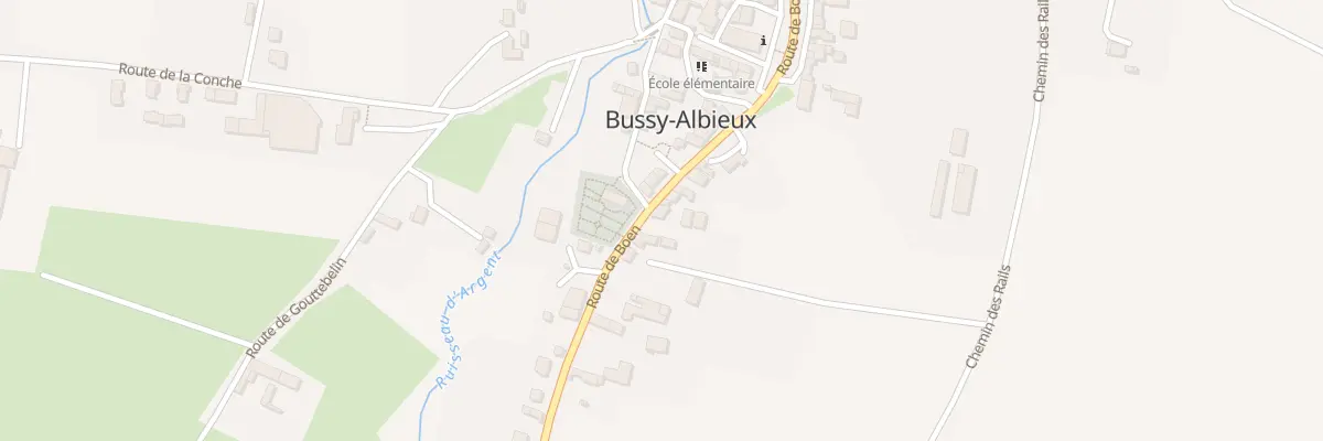 Plan du 231 Rte de Boën à Bussy-Albieux