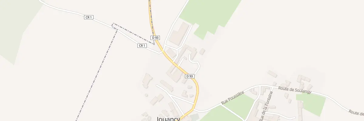 Plan du 1 Rue de Noyers à Jouancy