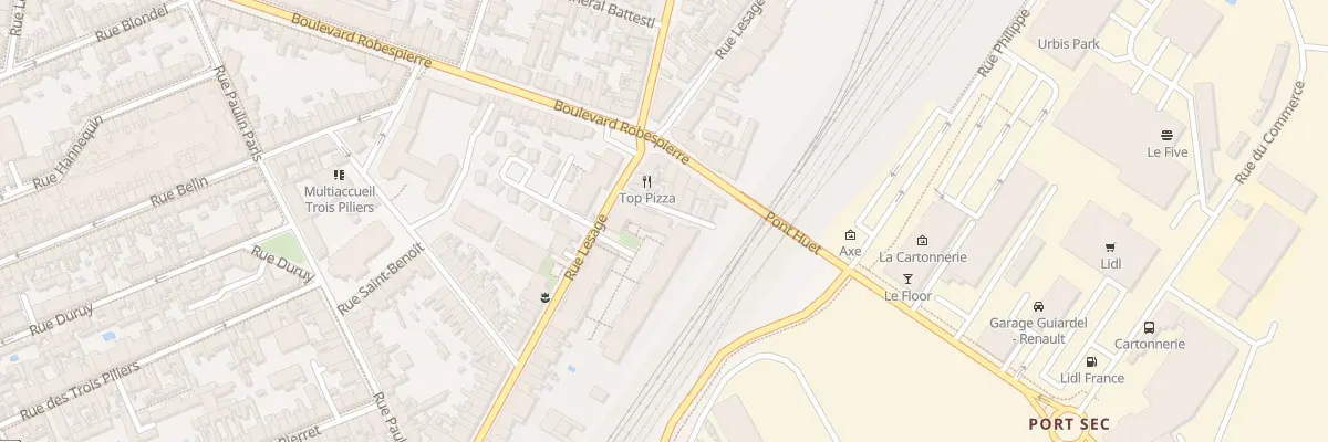 Plan du 78 Rue Lesage à Reims