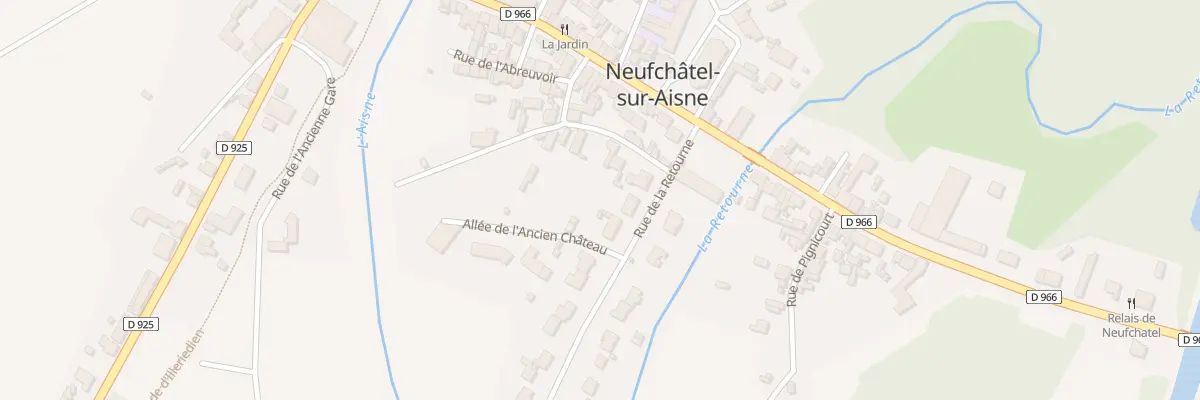 Plan du 1 Rue des Fillettes à Neufchâtel-sur-Aisne