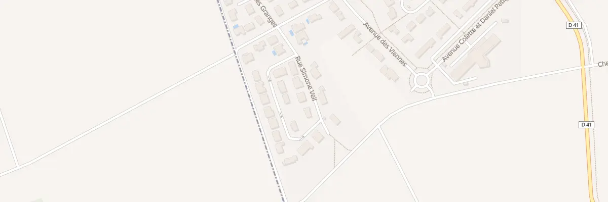 Plan du 8 Rue Simone Veil à Saint-André-les-Vergers