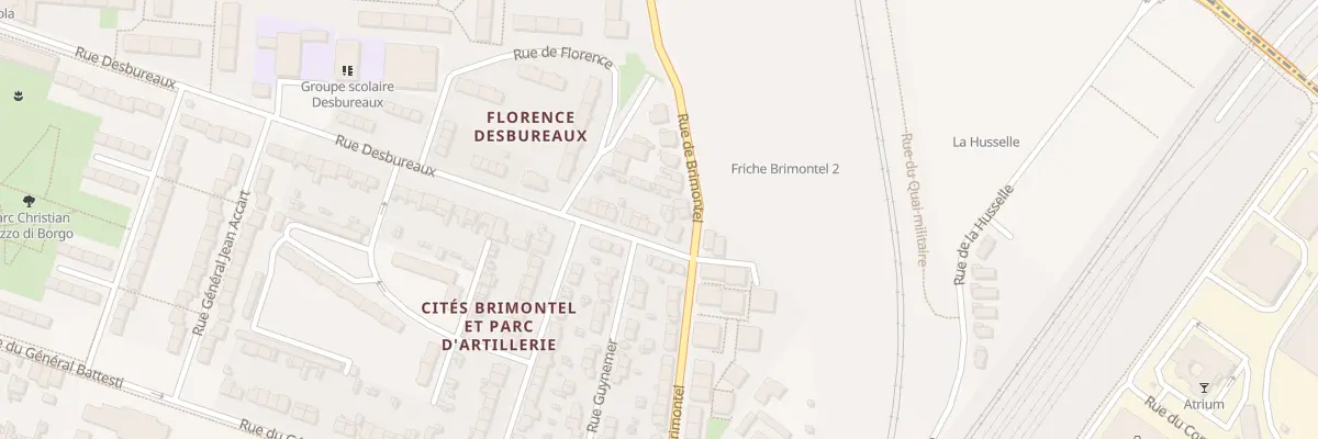 Plan du 63 Rue Desbureaux à Reims