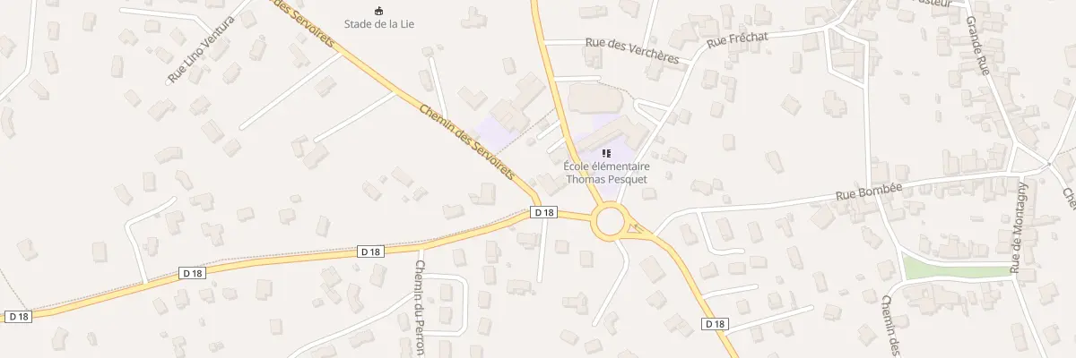 Plan du 36 Rte de St Sulpice à Villerest