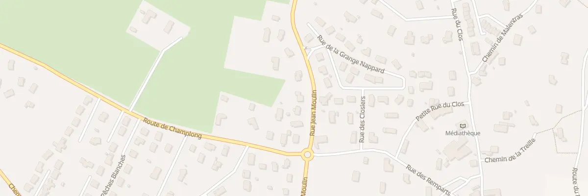 Plan du 544 Rue Jean Moulin à Villerest