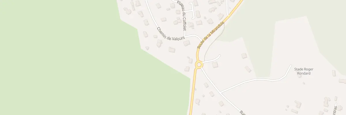 Plan du 69 Che de Valours à Villerest