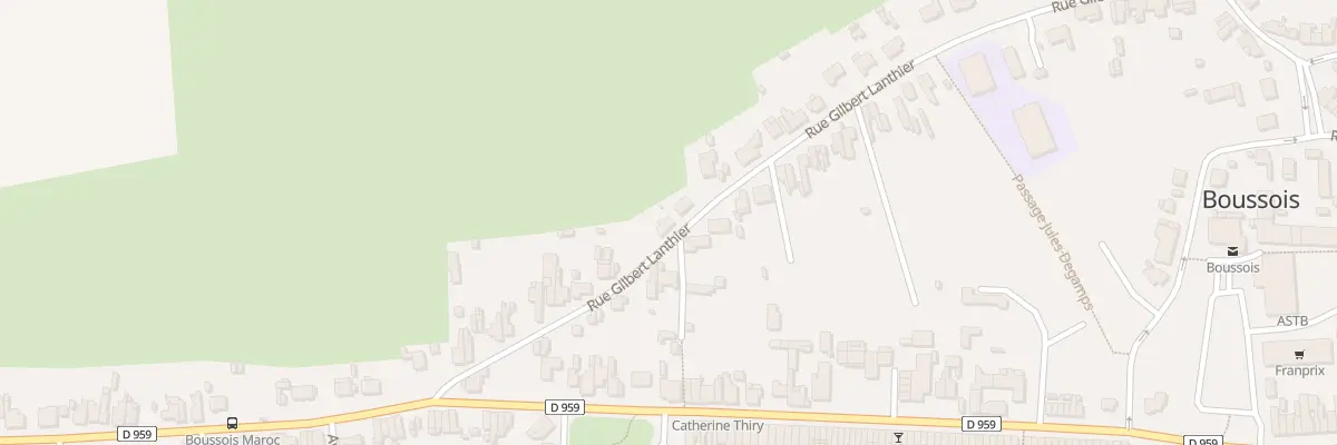 Plan du 32 Rue Gilbert Lanthier à Boussois