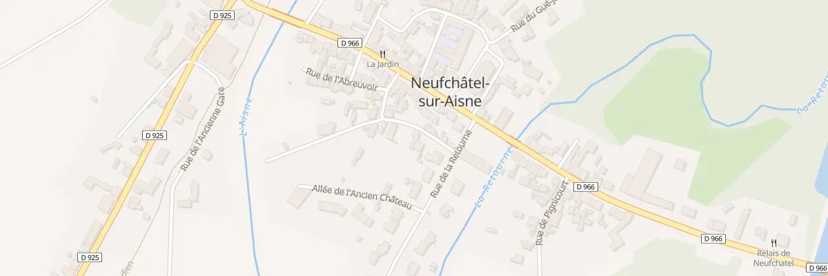 Plan du 3 Rue des Fillettes à Neufchâtel-sur-Aisne