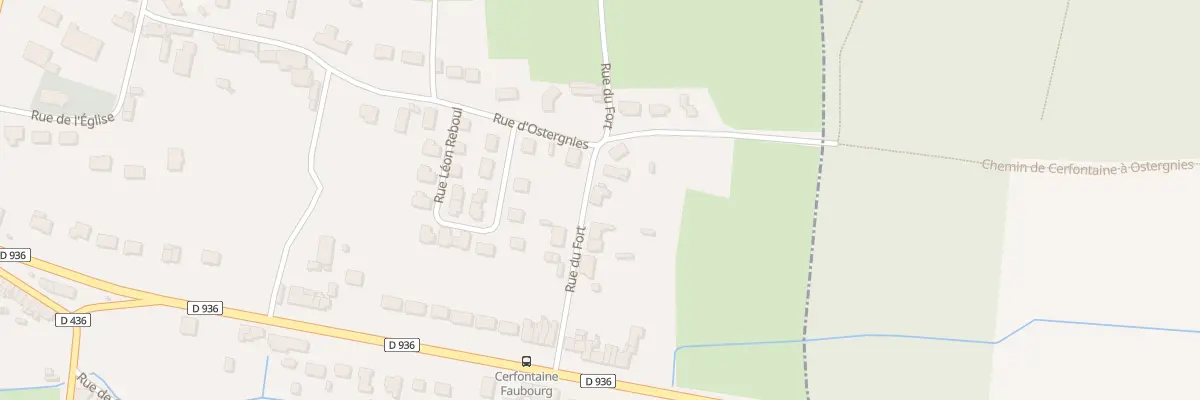 Plan du 134 Rue du Fort à Cerfontaine