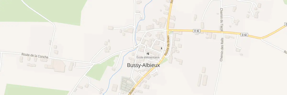 Plan du 97 Rue des Remparts à Bussy-Albieux