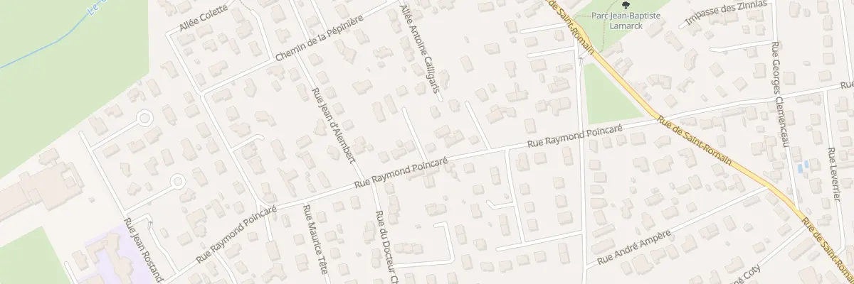 Plan du 254 Rue Raymond Poincaré à Riorges