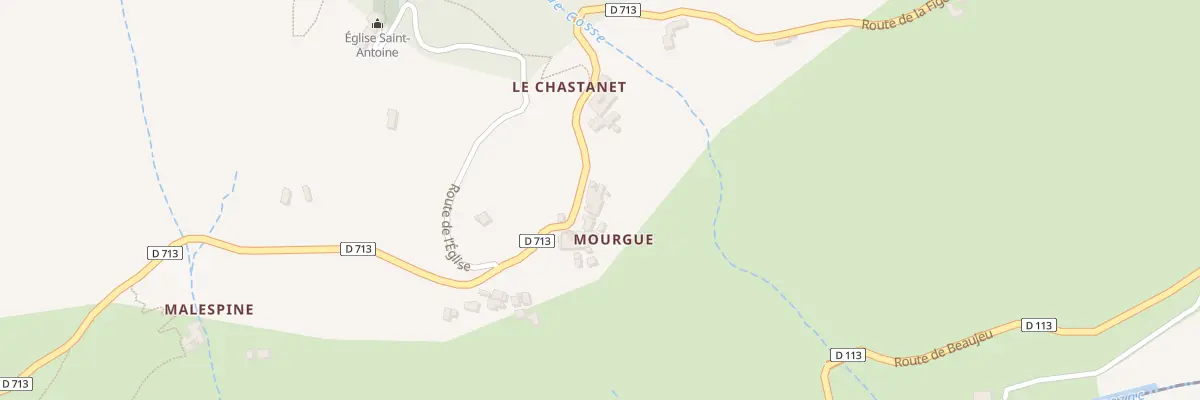 Plan du 2847 Rte de la Figère à Malarce-sur-la-Thines